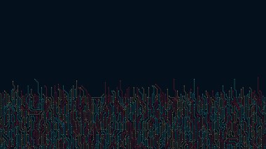 Devre panosu vektör illüstrasyonu. Yüksek teknoloji geçmişi var.