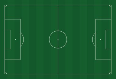 Futbol sahası. desenli çimen futbol 