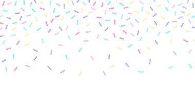 Renkli serpiştirme pankart arka planı, renkli düşen dekoratif serpiştirme arka planı