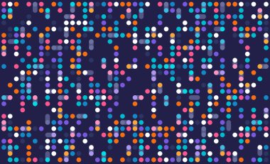 Dijital teknoloji geçmişi. Dijital veri noktaları desen piksel arkaplanı