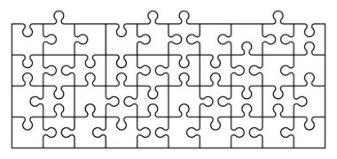 Bulmaca deseninin basit parçaları