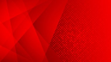 Altın çizgileri olan kırmızı çokgen arka plan. Broşürler, el ilanları, dergiler, afişler için tasarım şablonu vs..