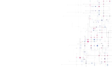 Dijital teknoloji geçmişi. Teknoloji hattı kavramı. Devre tahtası arka plan teknolojisi