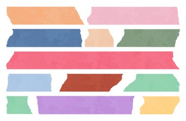 Yapışkan bant, yapışkan kağıt şeritler.