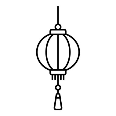 Çin feneri. Japon Yeni Yıl Kırmızı Lambası