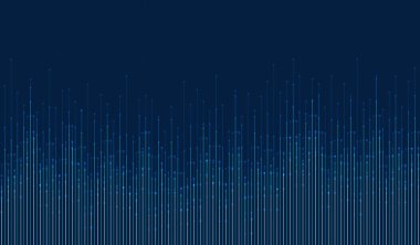 Teknoloji geçmişi. Büyük veri görselleştirmesi. Noktalı, soyut veri çizgileri. Devre kartı. Anakart