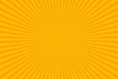 Güneş ışınları arka planı. Yaz Afişi