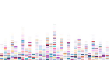 DNA testi bilgileri var. Genom dizisi haritası. 