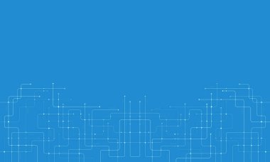 Dijital teknoloji geçmişi. Teknoloji hattı kavramı. Devre tahtası arka plan teknolojisi