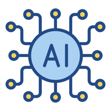 Yapay zeka. Yapay zeka işlemci yonga simgesi