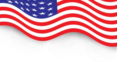 American flag. Fag of the United States. independence day