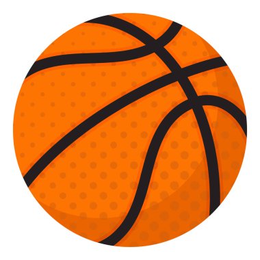 Basketbol Topu Düz Tasarım