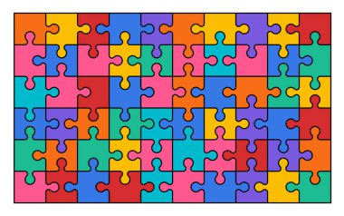 Bulmaca deseninin basit parçaları