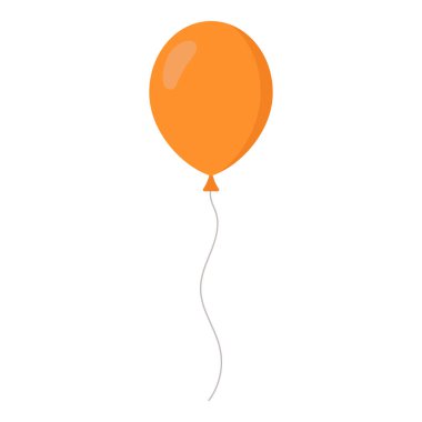 Beyaz arkaplanda balon simgesi izole edildi