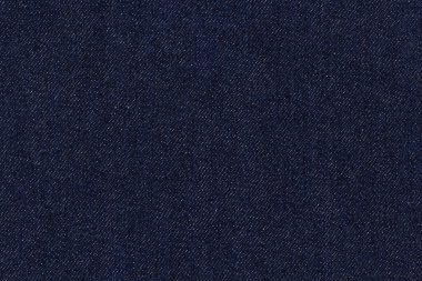Detaylı dokuması olan koyu mavi kot kumaş, moda ve tasarım için klasik tekstil kumaşı.