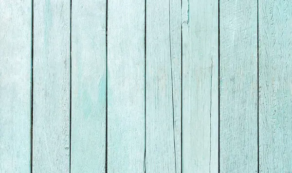 Açık turkuaz ahşap duvarlı, doğal tahıllı, klasik kırsal yüzey arka plan veya dekorasyon için mükemmel..