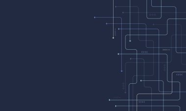Dijital teknoloji geçmişi. Teknoloji hattı kavramı. Devre tahtası arka plan teknolojisi