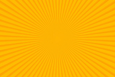 Güneş ışınları arka planı. Yaz Afişi