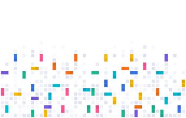 Renkli kare piksel modern arkaplan