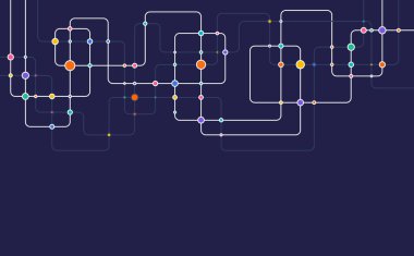Dijital teknoloji geçmişi. Teknoloji hattı kavramı. Devre tahtası arka plan teknolojisi