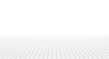 Perspektif fayanslı zemin arka planı. Vektör illüstrasyonu.