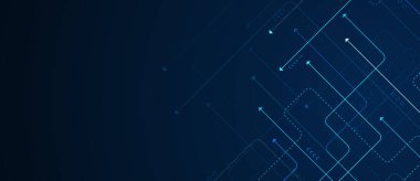 Devre çizgileri ve noktaları birleştir. Ağ teknolojisi ve Bağlantı kavramı. Yerel ağ düğümleri bağlantıları