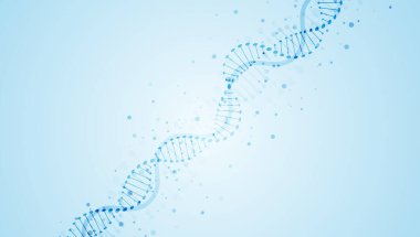 DNA testi. Tıp bilimi, genetik biyoteknoloji, kimya biyolojisi. Yenilik teknolojisi konsepti ve nano teknoloji geçmişi