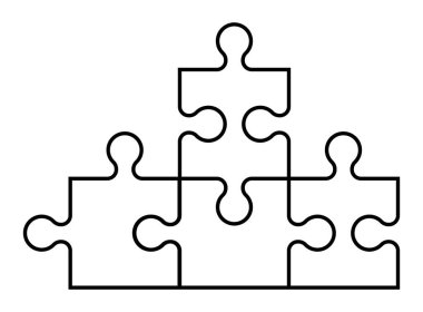 Bulmaca deseninin basit parçaları