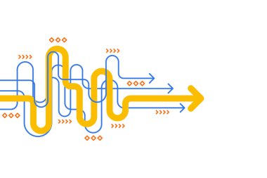 Soyut ok yönü. İş yatırımından başarıya. finansal veri grafiği stratejisi. Teknoloji geçmişi. Yüksek hız.