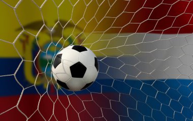 Ulusal Ekvador ve Hollanda Futbol Kupası müsabakaları.