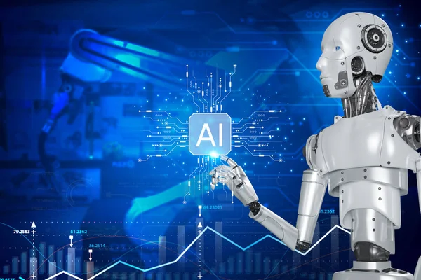Inteligencia Artificial Inteligencia Artificial Inteligencia Artificial Inteligencia Inteligente Inteligencia Inteligente — Foto de Stock