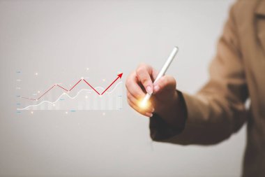Veri analizleri iş stratejisi, yönetim araçları, borsa göstergesi veya önx ticaret grafiği ve mali yatırım rapor etmektedir.