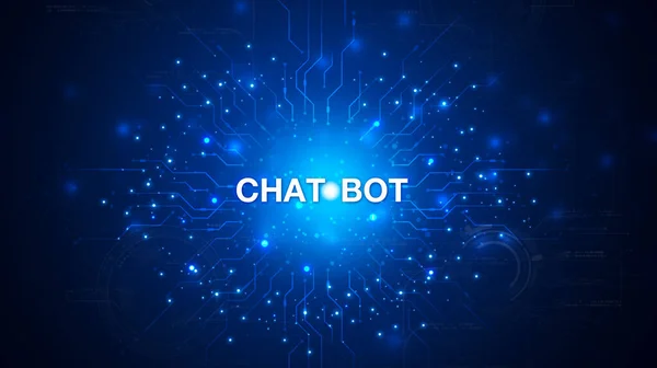 Chatbot Son Conversación Asistente Para Proporcionar Acceso Crecimiento Datos Negocios — Foto de Stock