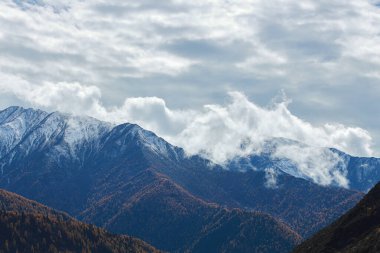 Changping Vadisi, Siguniang Ulusal Parkı 'nın batı Sichuan' da uçan insansız hava fotoğrafçılığı..