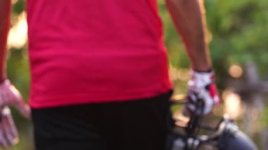 close-up footage of handsome man with baseball sports uniform and helmet