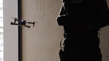 Polis, güvenlik kontrolünde İHA 'yı kullandı