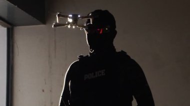 Polis, güvenlik kontrolünde İHA 'yı kullandı