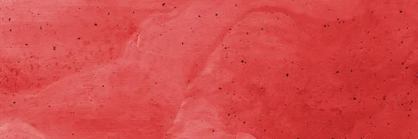赤いコンクリートのファサード 赤の背景 パノラマ — ストック写真