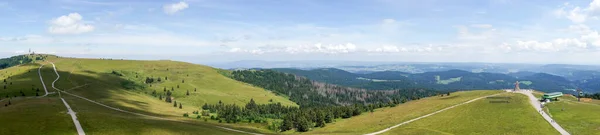 Vue Panoramique Depuis Tour Feldberg Jusqu Vallée Feldberg Est Haute — Photo