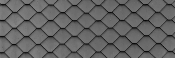 Темно Серый Фон Фасада Панорама — стоковое фото