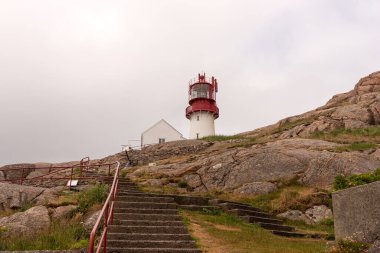 Deniz feneri Lindesnes Fyr 'e bakın. Norveç