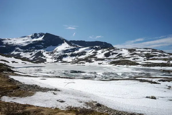 Bergen Het Jotunheimen National Park Langs Nationale Toeristische Route Sognefjellet — Stockfoto