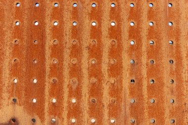 paslı metal delik mesh desen