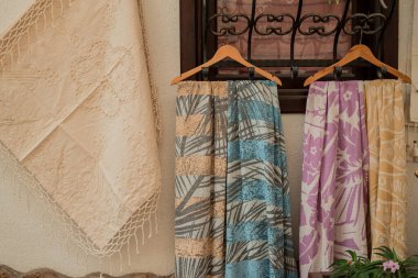 Türkiye 'nin Antalya kentindeki eski pazar caddesi