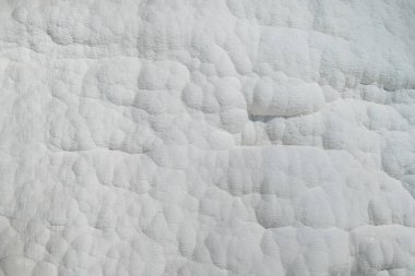 Pamukkale, doğal beyaz havuz dokusu. Türkiye
