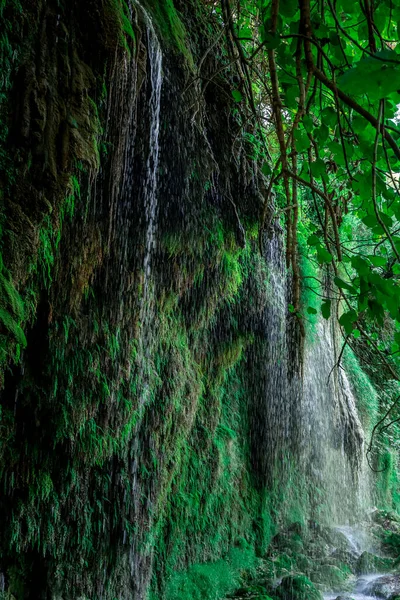 Zielony Wodospad Antalya Turcja — Zdjęcie stockowe