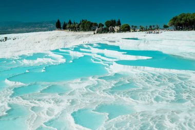 Pamukkale, mavi suyla doğal havuz, Türkiye
