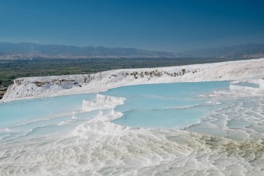 Pamukkale, mavi suyla doğal havuz, Türkiye