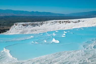 Pamukkale, mavi suyla doğal havuz, Türkiye