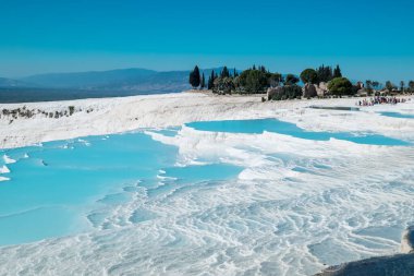 Pamukkale, mavi suyla doğal havuz, Türkiye